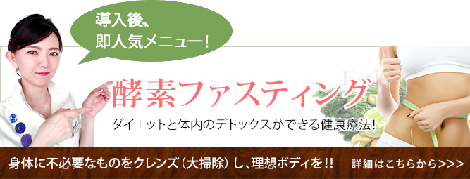 ダイエットエステに酵素ファスティングのご紹介